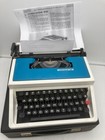 Vintage Underwood 315 Turquoise Typewriter With Case   Manual Tested And Working