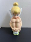 Vintage Disneys Peter Pan 12  Tinkerbell Sitting Cookie Jar Sitting Retired Rare