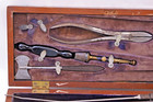 Antiq Medical Surgeon Surgical Kit - Thorp   Lloyd  Civil War Era - 14 Pc - Orig