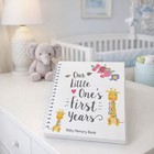 Our Little One   s First Years - Baby Memory Book Keepsake Scrapbook New In Box
