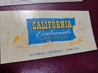 Vintage California Travel Decal Water Transfer Original California Centenials