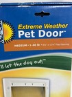 Petsafe Extreme Weather Medium Pet Door 1-40 Lb Dog   Ppa00-10985 New
