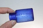 Rare Antique Cobalt Blue John Wyeth Bro Phila Medicine Bottle 2 3 4  Tall
