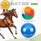 2 Pcs 25 Inch Herding Ball For Horse Goat Anti Burst Horse Ball Large Giant