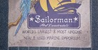 Sailorman-ft lauderdale fl   polyester  31 x54  Marine Advertisement Banner 