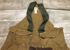 Filson Tin Cloth Waxed Cotton Vest Style 30 Regular W  Game Bag Water Repellent