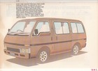 1983 Holden Shuttle Ls Bus Australian 8p Brochure Isuzu Fargo Bedford Midi