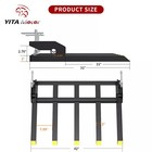 42  Clamp On Debris Pallet Fork For Tractor Skid Steer Buckets Attachment 2500lb
