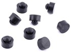 1 4    Hole Rubber Push-in Ridged Bumpers  Spacers  Feet   1 2    Od X 1 4  Height