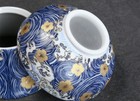 Handmade Teaset Pure Silver Teapot Matching Cup Pitcher Blue-and-white Porcelain