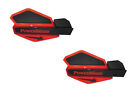 Powermadd Star Series Hand Guards Handguards Black Red Honda 400ex 400 Ex