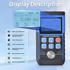 Digital Ultrasonic Thickness Gauge Tester Meter 0 8-500mm Plastic Steel Metal Us