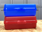 Tupperware Set Of 2 Hoagie Sub Sandwich Keepers Hinged-assorted Colors-new