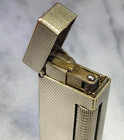 Dunhill Rollagas Lighter Rl1101 Barley Silver Full Oh Serviced Vintage Swiss