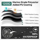 Caminor Boat Center Console Cover - 1200d 40  L X 46  W X 45  H  Black 