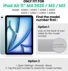 Apple 11-inch Ipad Air Screen Protector Tempered Glass For Ipad Air 11 M4 M3 M2