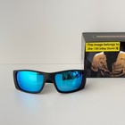 Oakley Fuel Cell Oo9096 Polarized Sunglasses Matte Black Lake Blue Lens