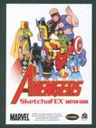 2011 Marvel Sketchafex Avengers War Machine 1 1 Sketch Card
