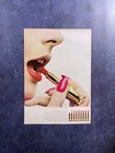 1964 Givenchy Lipstick Vintage Print Ad Cosmetics Beauty Glamour