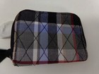 Nwt Vera Bradley Rfid Petite Zip-around Wallet-perfectly Plaid-travel minimalist