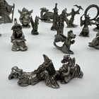  18  Vintage Gallo Pewter Wizards Dragons Gargoyle Lot Of 18 Gandalf D d Magic