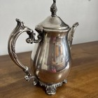 Vintage F b  Rogers Silver Plate Coffee Pot 2462 Victorian Style 10 5  Ornate