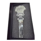 Rosenthal Versace Medusa  Frosted Crystal Bottle Stopper  Brand New