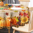 Thanksgiving Tablecloth vintage Thanksgiving Round Table Cloth 70 Inch