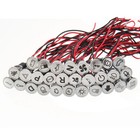 10mm Metal Led Dash Pilot Panel Indicator Warning Light Lamp Car Boat Van 12-36v