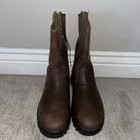 Caterpillar Mens Size 10 5 Drawbar Pull-on Work Boot Astm Soft Toe Brand New