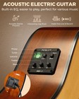 Acoustic Electric Guitar Kit  41 Inch Full Size 6 String Cutaway Acoustic Gui   