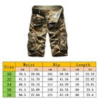 Men Cargo Combat Shorts Pocket Casual Work Camouflage Cotton Tactical Shorts