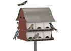 16-room Ventilated Door Barn Martin Birdhouse Farm Bird House W  Removable Walls