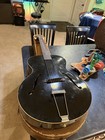 Vintage Gibson L-50 Archtop Acoustic Guitar Black W  Original Hard Case