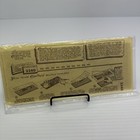 Craftaid No  2240 Billfold C1953 Craftool Craftaid Leather Template Plastic
