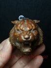 Collectable Old Japanese Boxwood Hand Carved Tiger Figure Statue Netsuke Gift