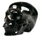 Huge 5 0  Smoky Quartz Crystal Carved Skull  Super Realistic  Crystal Healing