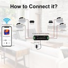 6 5  Bluetooth In Ceiling Wall Speaker Kit 4pcs 600w 2-way Home Theater
