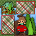 Off Road Premade Scrapbook Pages Paper Piecing Printed Layout Dbds