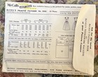 Vtg 1955 Mccalls Sewing Pattern  3260 Uncut Party Dress Size 12 Junior Misses