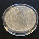 2019 2 Oz Yale Of Beaufort Silver Coin     The Queen s Beasts     5 Pounds