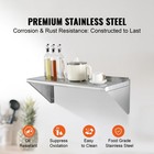 Uimoso 36  X 12  Stainless Steel Wall Mounted Shelf Kitchen Restaurant Shelving
