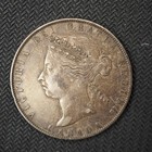 1898  Canada  Fifty  Cent Silver Coin   nice   Free Shipp  C3091