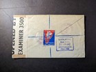 1942 Registered Czechoslovakia Field Post Airmail Cover To Chicago Il Usa