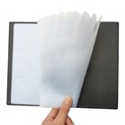 120 Business Cards Id Credit Card Holder Pocket Book Card Organizer Double Side