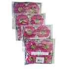 Lot Of 4 Packs Purple Paper Flowers Fuchsia Decor Scrapbooking Crafts 5 Pc
