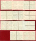 Malaya Perak 1957-61   127-37  Block Of 4  Mint  Og  Nh  Scv  148 60