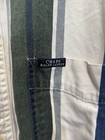 Vintage Chaps Ralph Lauren Striped Button Up Long Sleeve Shirt Size L Pockets