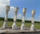 4 Balusters White Wood Architectural Salvage Spindles Porch Post House Trim A35 