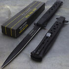 12 5  Tac Force Spring Assisted Stiletto Tactical Folding Pocket Knife Blade